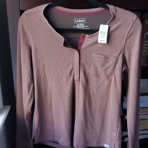 L.L.Bean thermal Trail Henley